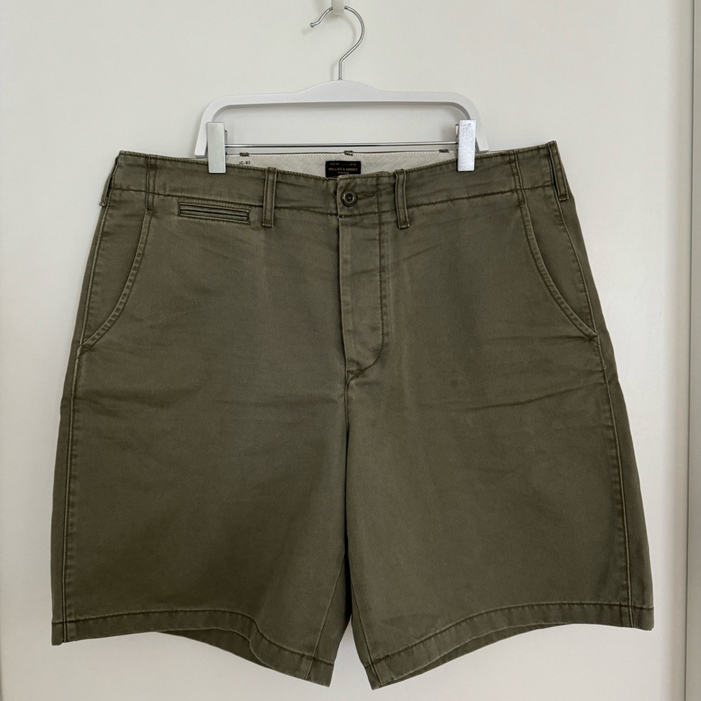 J. Crew Wallace & Barnes 8" officer chino short